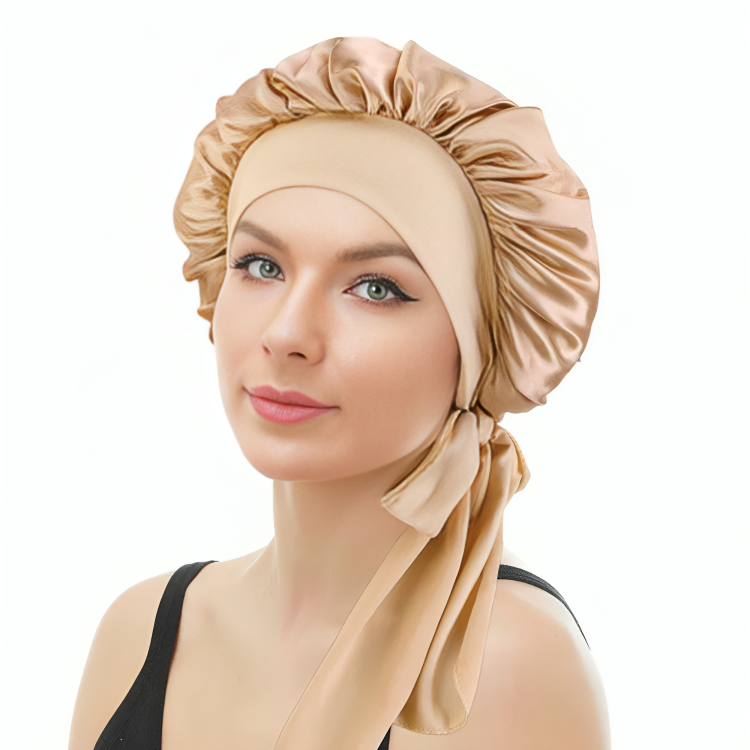Satin Sleep Cap – Protects Against Hair Damage