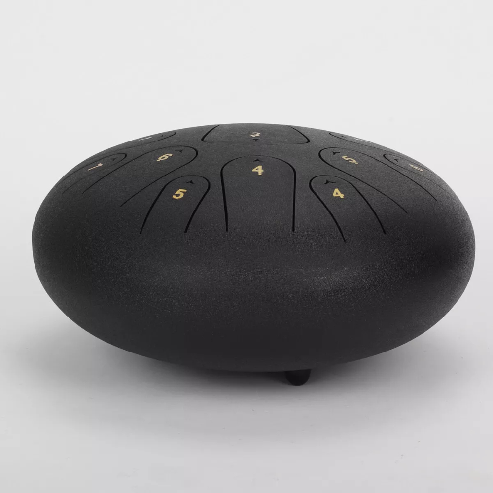 12-Inch Steel Tongue Drum – 15-Note Handpan in C Minor