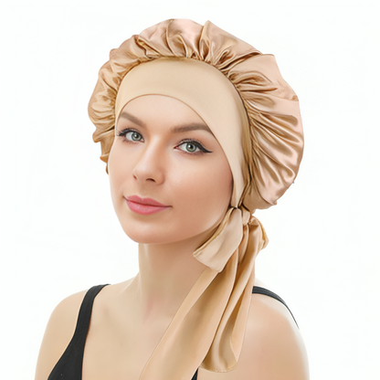 Satin Sleep Cap – Protects Against Hair Damage