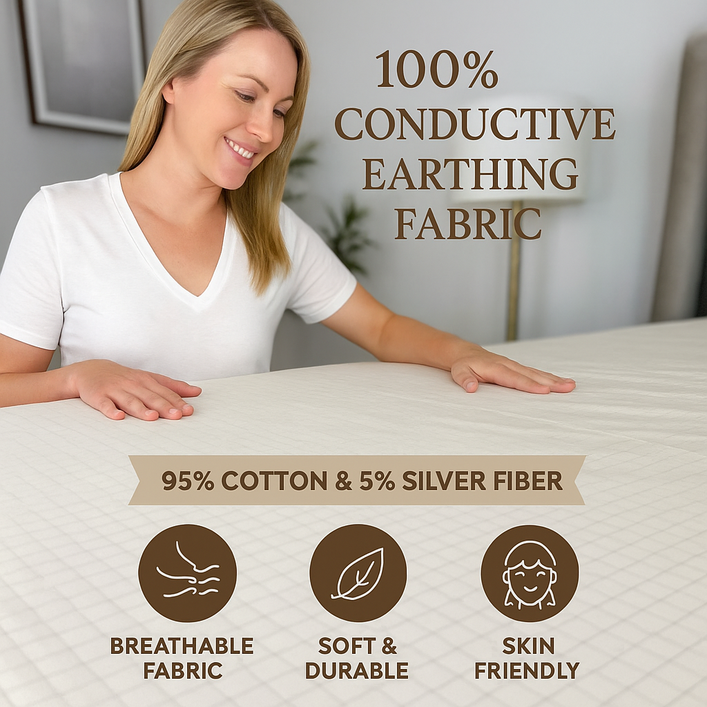 EarthNest - Grounding & Earthing Bed Sheet